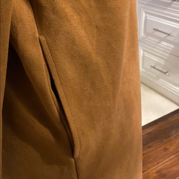 PGD Brown Women's Long Trench Coat L - Picture 10 of 12